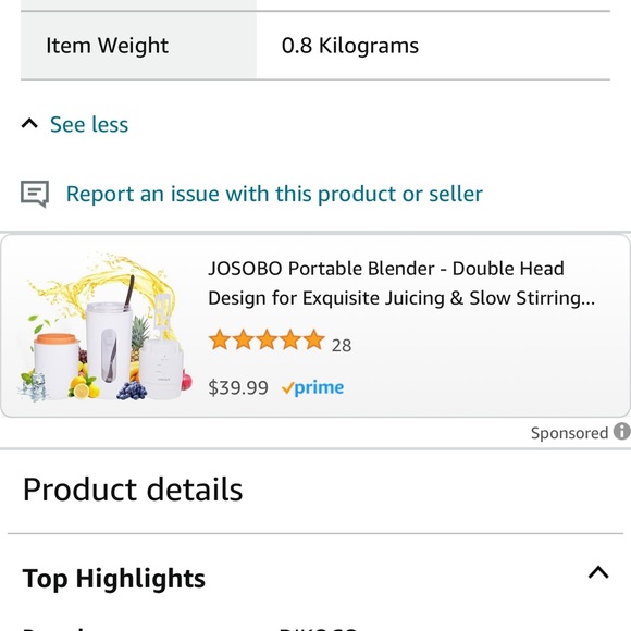 Blender/Portable Smoothie blender 12oz. - Picture 8 of 14